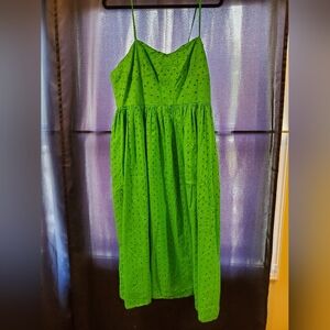 Green dress